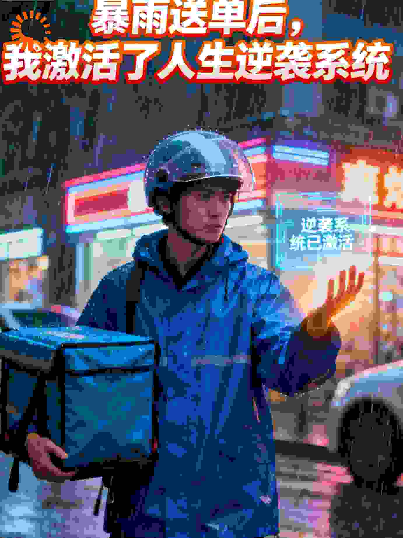 暴雨送单后，我激活了人生逆袭系统