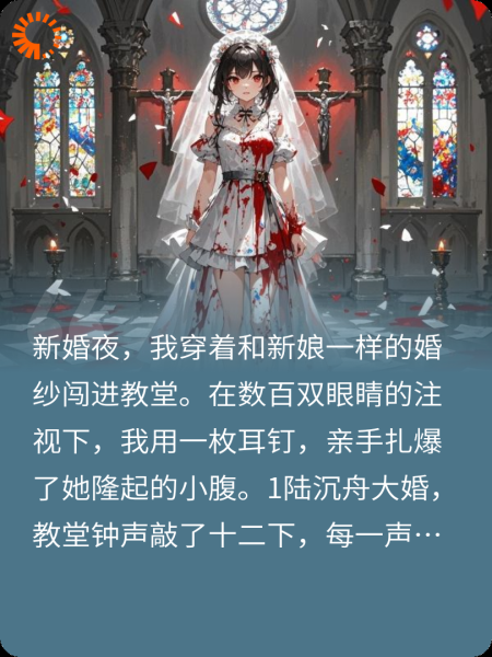 新婚夜，我把新娘的假孕肚扎爆了